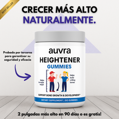 Auvra™ - Gomitas naturales para el crecimiento en altura