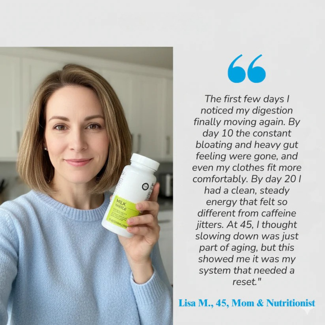 Auvra™ Cardo Mariano Desintoxicante de Hígado y Limpieza de Colon