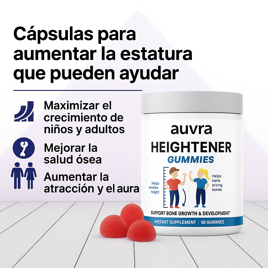 Auvra™ - Gomitas naturales para el crecimiento en altura